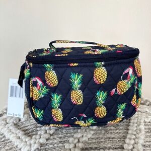 Vera Bradley Zippered Cosmetic Travel Case/Makeup Bag